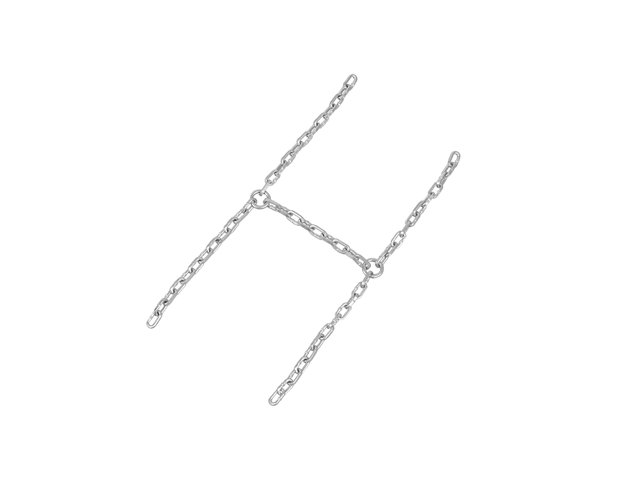 Anti-slip chain main chain