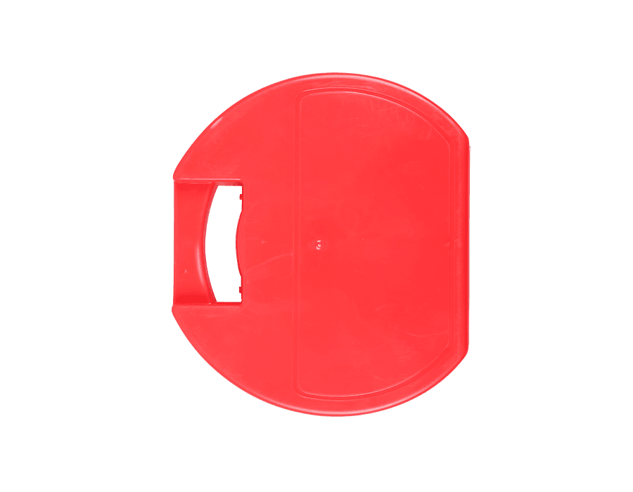 Anti-skid chain plastic box packaging-red round